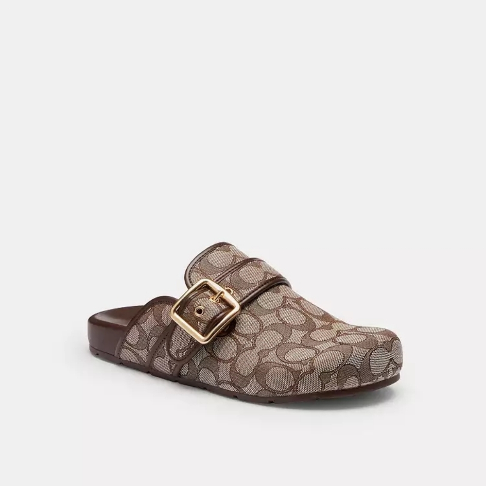 New! Archival Buckle Clog In Signature Jacquard Oak/Maple 🍁 - Picture 3 of 5